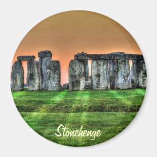 Stonehenge Standing Stones at Sunset Magnet