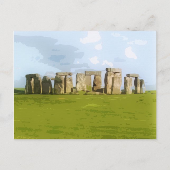 Stonehenge Stone Circle Monument Postcard (Front)