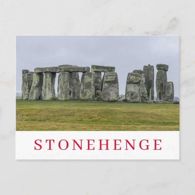 Stonehenge stone circle view postcard (Front)