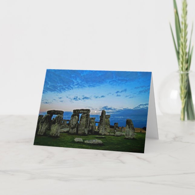 Stonehenge Sunset Card (Front)