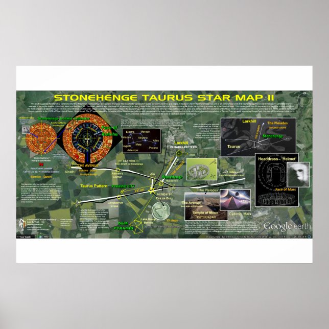 Stonehenge - Taurus Star Map 2 Poster (Front)