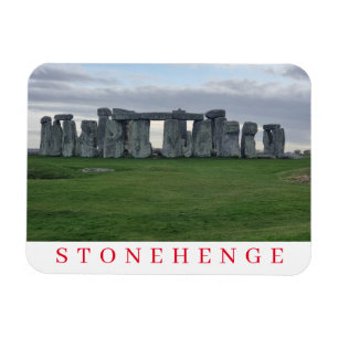 Stonehenge view fridge magnet