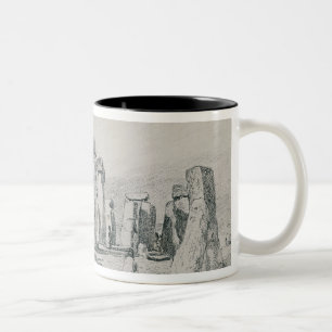 Stonehenge, Wiltshire, 1820 (drawing) Two-Tone Coffee Mug
