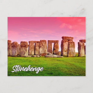 Stonehenge, Wiltshire, England Holiday Postcard