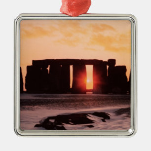 Stonehenge, Winter Solstice Metal Tree Decoration