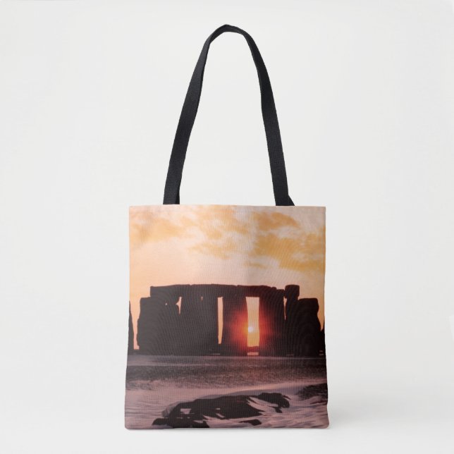 Stonehenge, Winter Solstice Tote Bag (Front)
