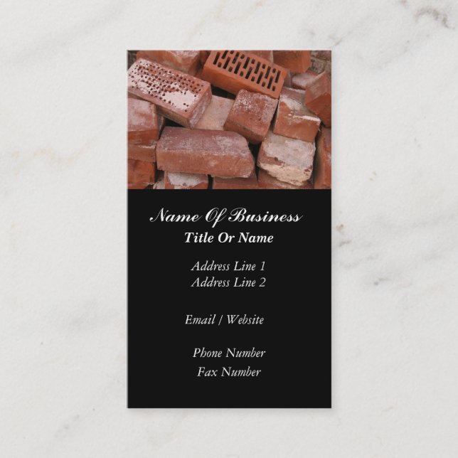 Stonemason Business Card (Front)