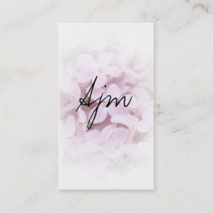 Stones & Flowers (massage therapy) Business Card