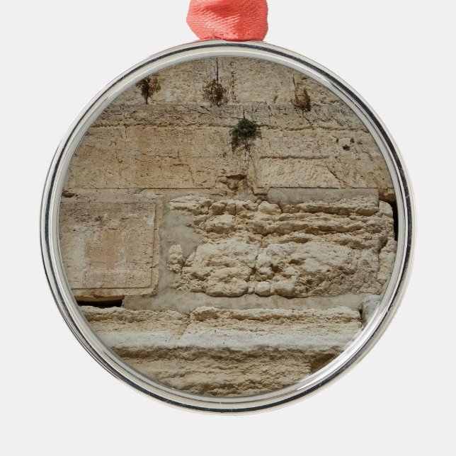 Stones Kotel Western Wall Jerusalem Metal Ornament (Front)