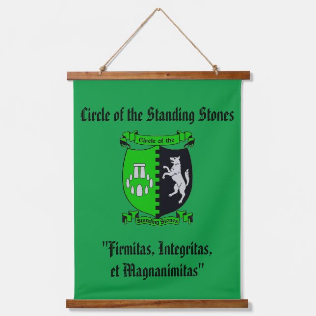 Stones Lodge Banner Hanging Tapestry (Front)