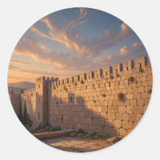 Stones Of Jerusalem – Jerusalem Wall Art Classic Round Sticker