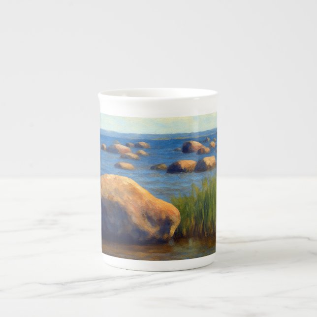 Stones of Vormsi Bone China Mug (Front)