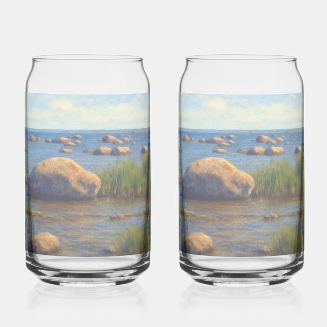 Stones of Vormsi Can Glass (Front)