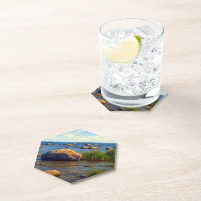Stones of Vormsi Paper Coaster (Insitu)