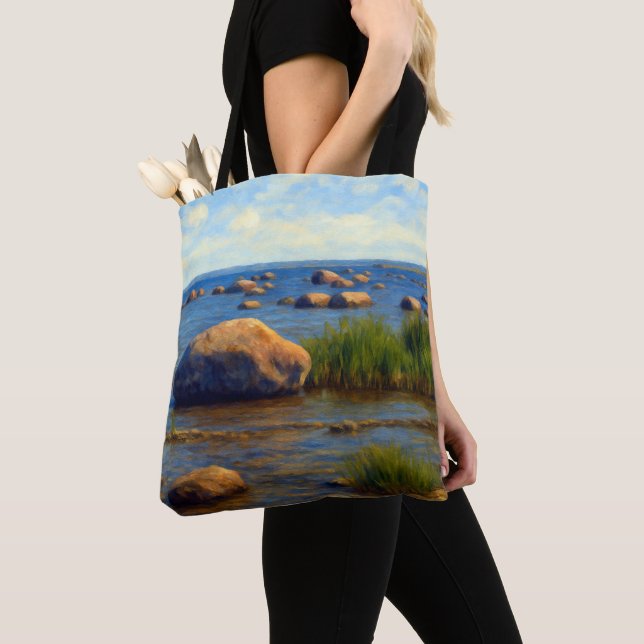 Stones of Vormsi Tote Bag (Close Up)