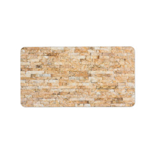 Stones pattern label