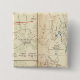Stone's River before Murfreesborough 15 Cm Square Badge