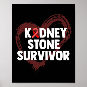 Stones Surgery Survivor Kidney Disease Image Poster