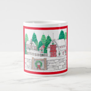 Stonewall Christmas Farm Jumbo Coffee Mug