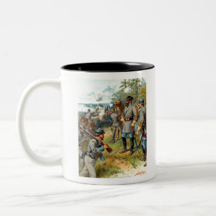 Stonewall Jackson at Bull Run, August 17, 1861 Two-Tone Coffee Mug