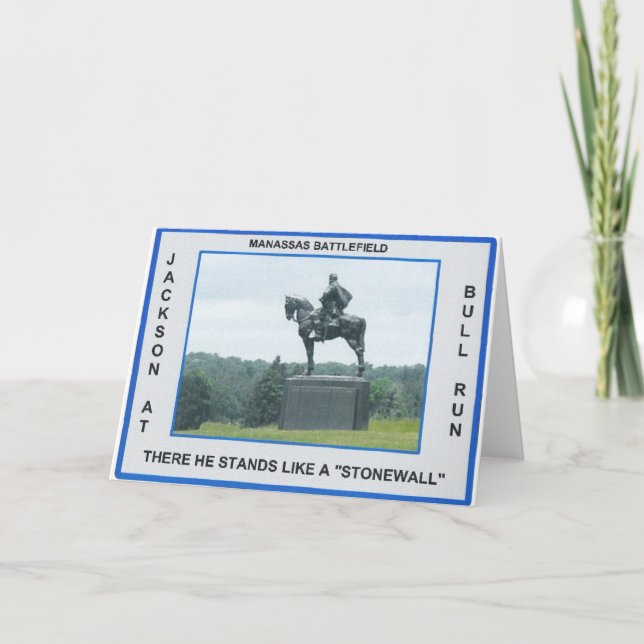 STONEWALL JACKSON CARD (Front)