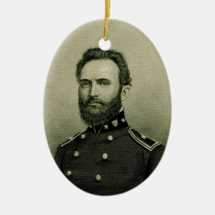 Stonewall Jackson Ceramic Ornament