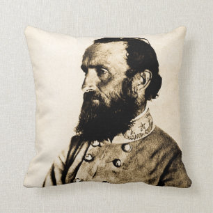 Stonewall Jackson Civil War Hero Legend Cushion