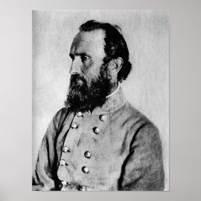 Stonewall Jackson Civil War Poster (Front)