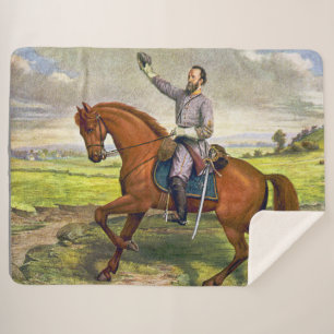 STONEWALL JACKSON on LITTLE Sherpa Blanket