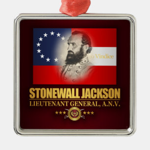 Stonewall Jackson (Southern Patriot) Metal Ornament