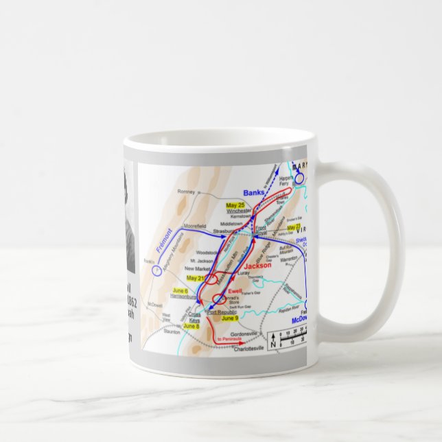 Stonewall Jackson's Valley Campaign Coffee Mug (Right)
