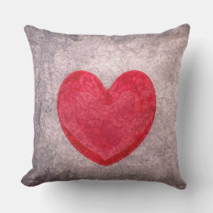 Stonewashed Heart Outdoor Cushion