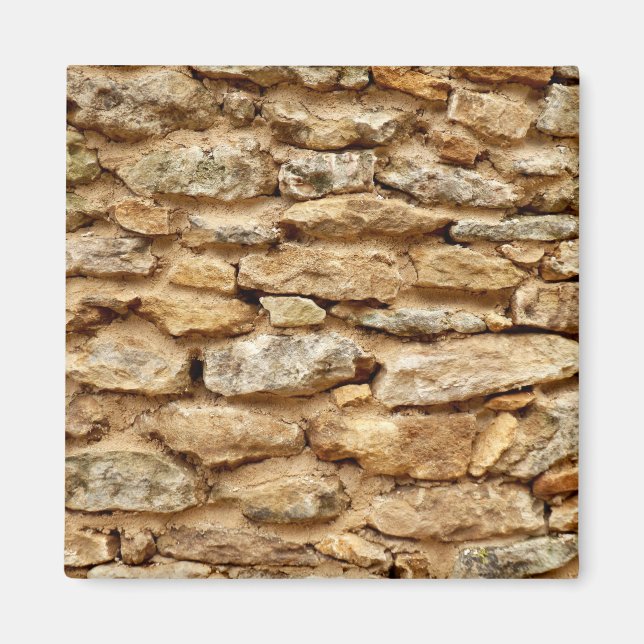 Stonework Square Magnet (Front)