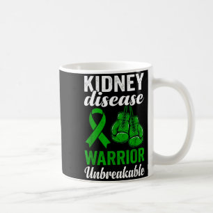 Stong kidney disease warrior unbreakable awareness coffee mug
