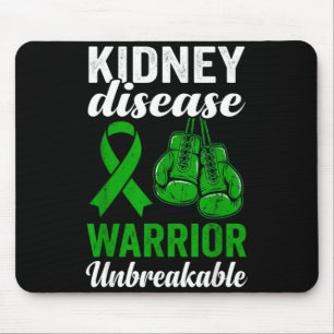 Stong kidney disease warrior unbreakable awareness mouse pad