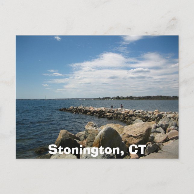 Stonington, CT Postcard (Front)