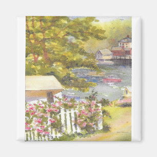 stonington harbour view magnet