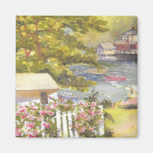 stonington harbour view magnet