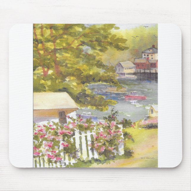 stonington harbour view mouse pad (Front)