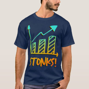 Stonks Funny Stocks Stock Market Finance Trader T-Shirt