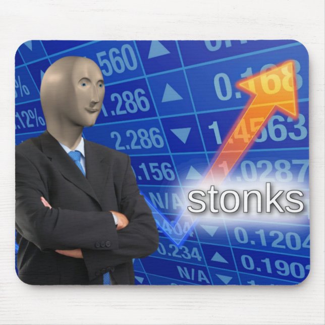 Stonks Mouse Pad (Front)