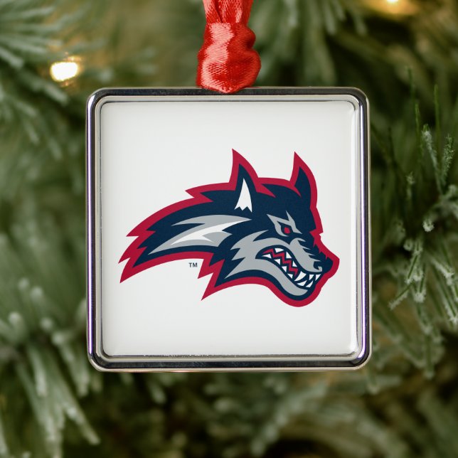 Stony Brook University | Seawolves Metal Ornament (Tree)