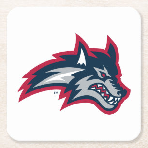 Stony Brook University Seawolves Square Paper Coaster