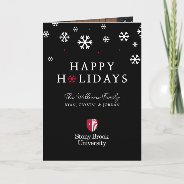 Stony Brook University | Wordmark Holiday Card (Front)