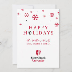 Stony Brook University   Wordmark Holiday Card