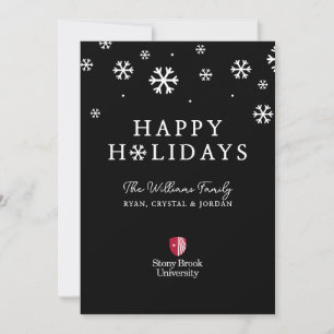 Stony Brook University   Wordmark Holiday Card