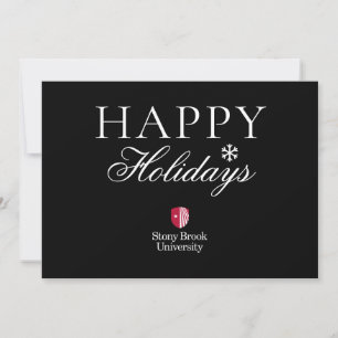 Stony Brook University   Wordmark Holiday Card