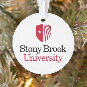 Stony Brook University   Wordmark Ornament