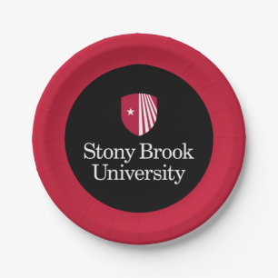 Stony Brook University Wordmark Paper Plate