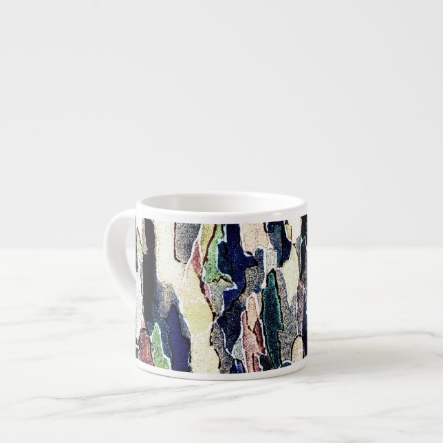 Stony Distressed Texture Espresso Mug (Front Left)